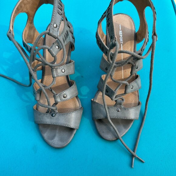 Report Footwear, Size 7, Grey Wedges - Picture 3 of 3